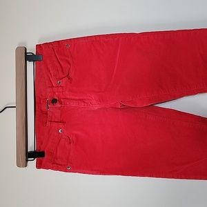 Patagonia Red Corduroy Skinny Pants - Size 27